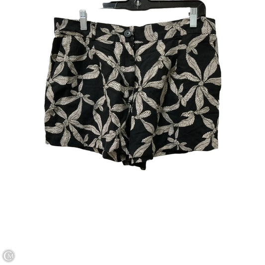 Shorts By Loft In Black & Cream, Size: 12