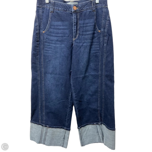 Jeans Wide Leg By Democracy In Blue Denim, Size: 8