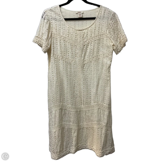 Dress Casual Midi By Sundance In Cream, Size: 10