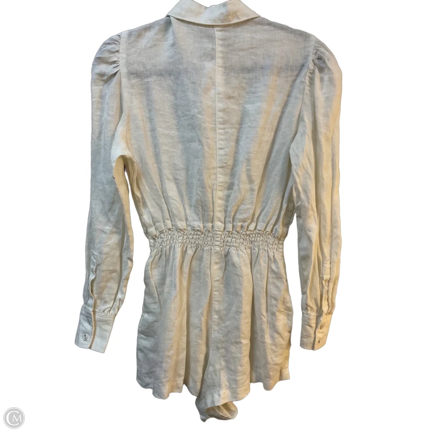 Romper By Clothes Mentor In Ivory, Size: M