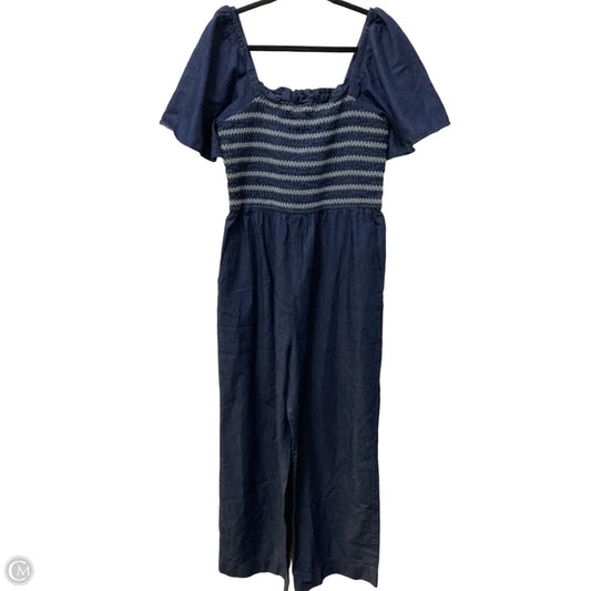 Jumpsuit By Draper James In Blue Denim, Size: L