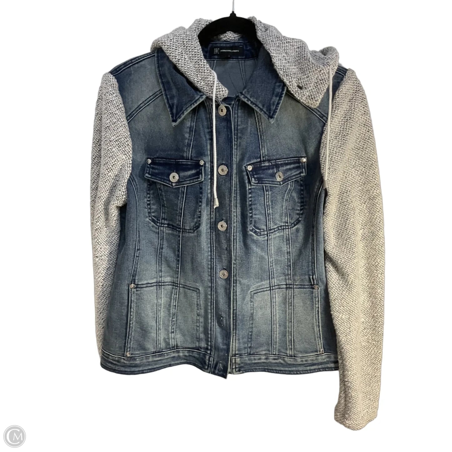 Jacket Denim By Inc In Blue Denim, Size: M