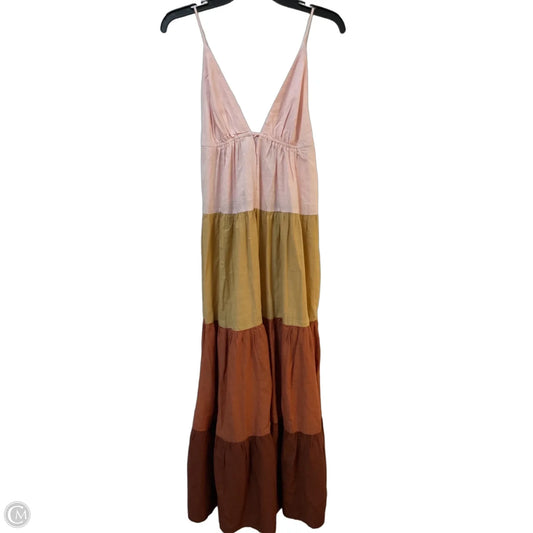 Dress Casual Midi By Anthropologie In Multi-colored, Size: Xs