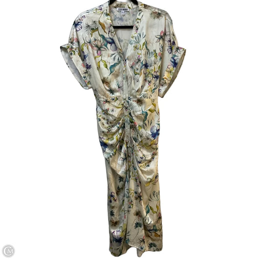 Dress Casual Midi By Steve Madden In Floral Print, Size: L