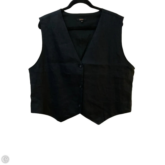 Vest Other By Quince In Black, Size: Xl