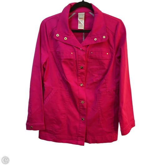 Jacket Other By Chicos In Pink, Size: S
