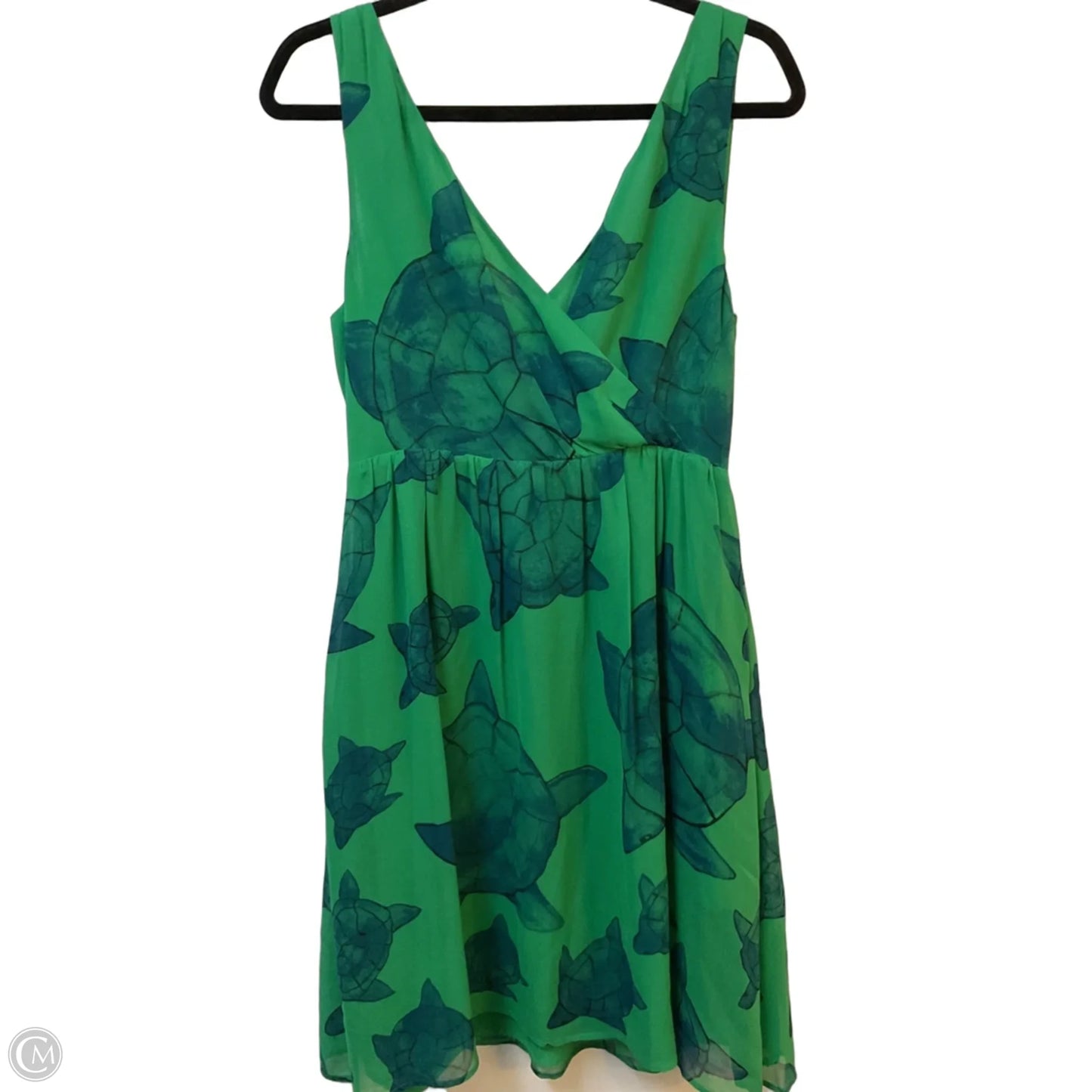 Dress Casual Short By Moulinette Soeurs In Blue & Green, Size: 4