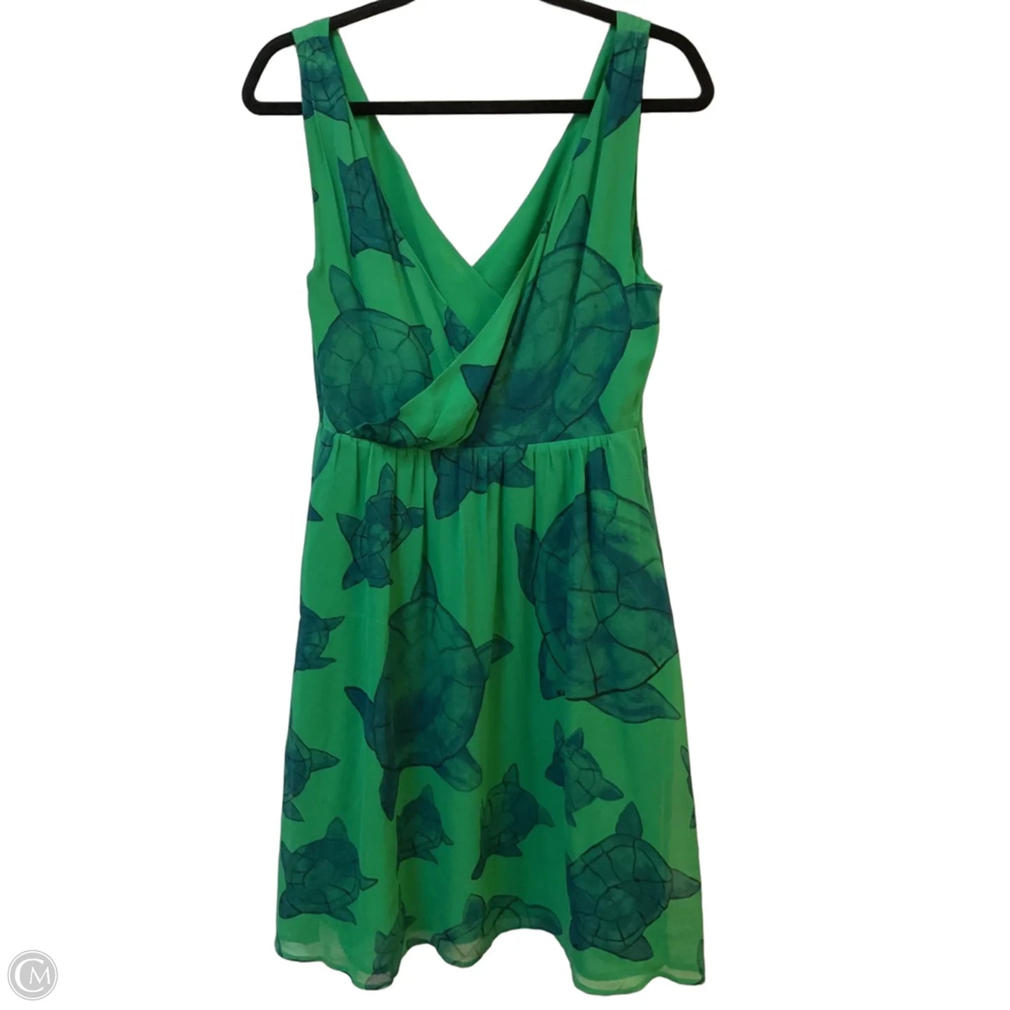 Dress Casual Short By Moulinette Soeurs In Blue & Green, Size: 4