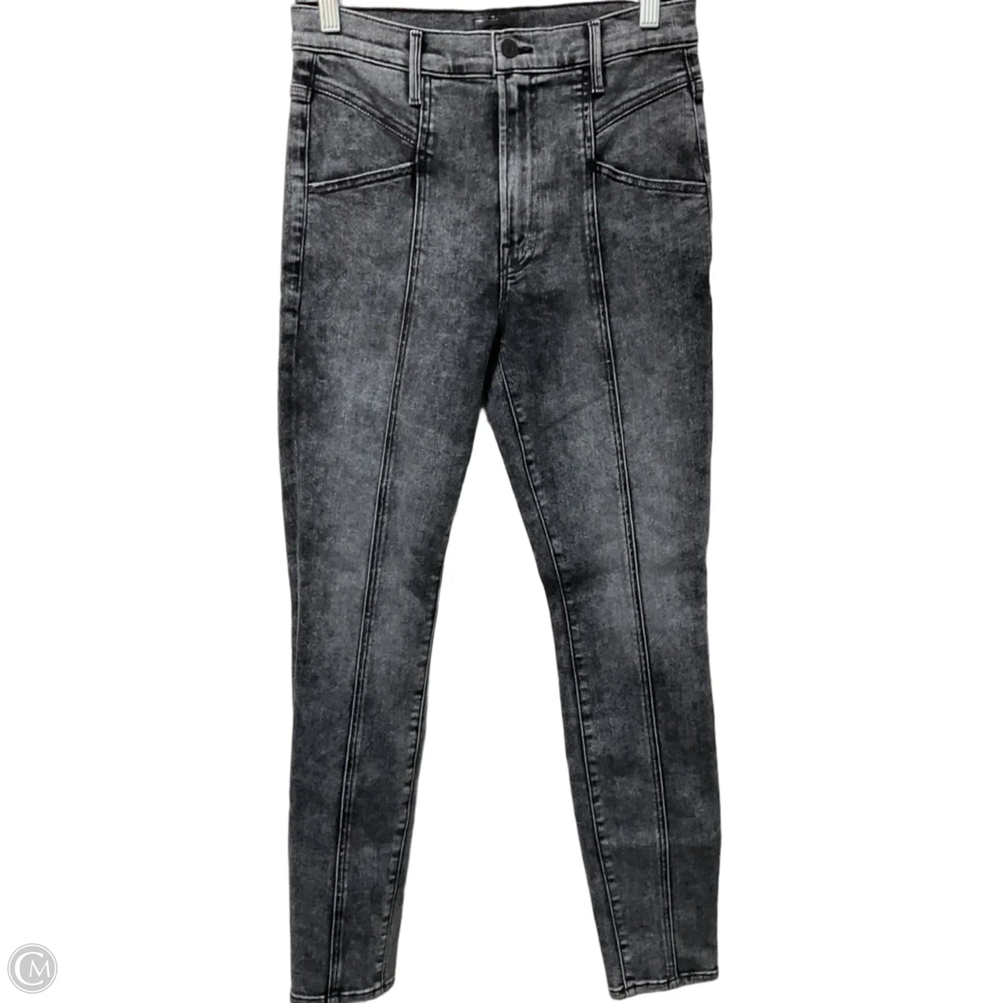 Jeans Skinny By Mother In Black Denim, Size: 6