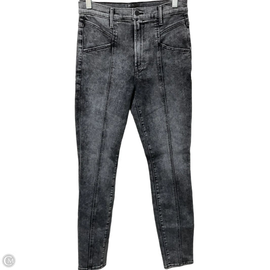 Jeans Skinny By Mother In Black Denim, Size: 6