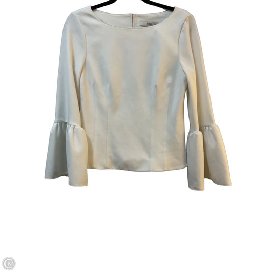 Blouse Long Sleeve By Tibi In White, Size: 6