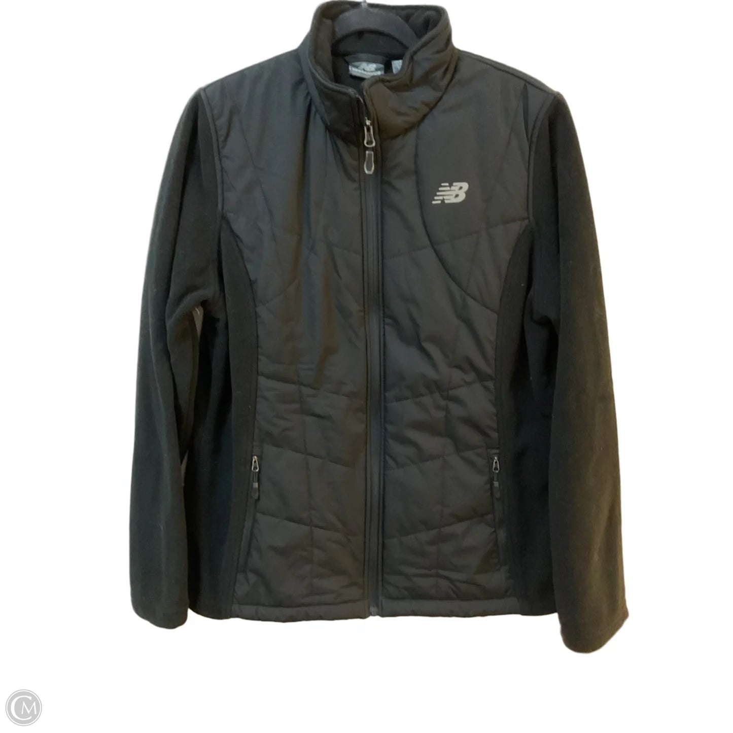 Jacket Fleece By New Balance In Black, Size: Xl