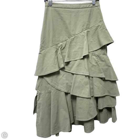 Skirt Midi By Banana Republic In Green, Size: 2