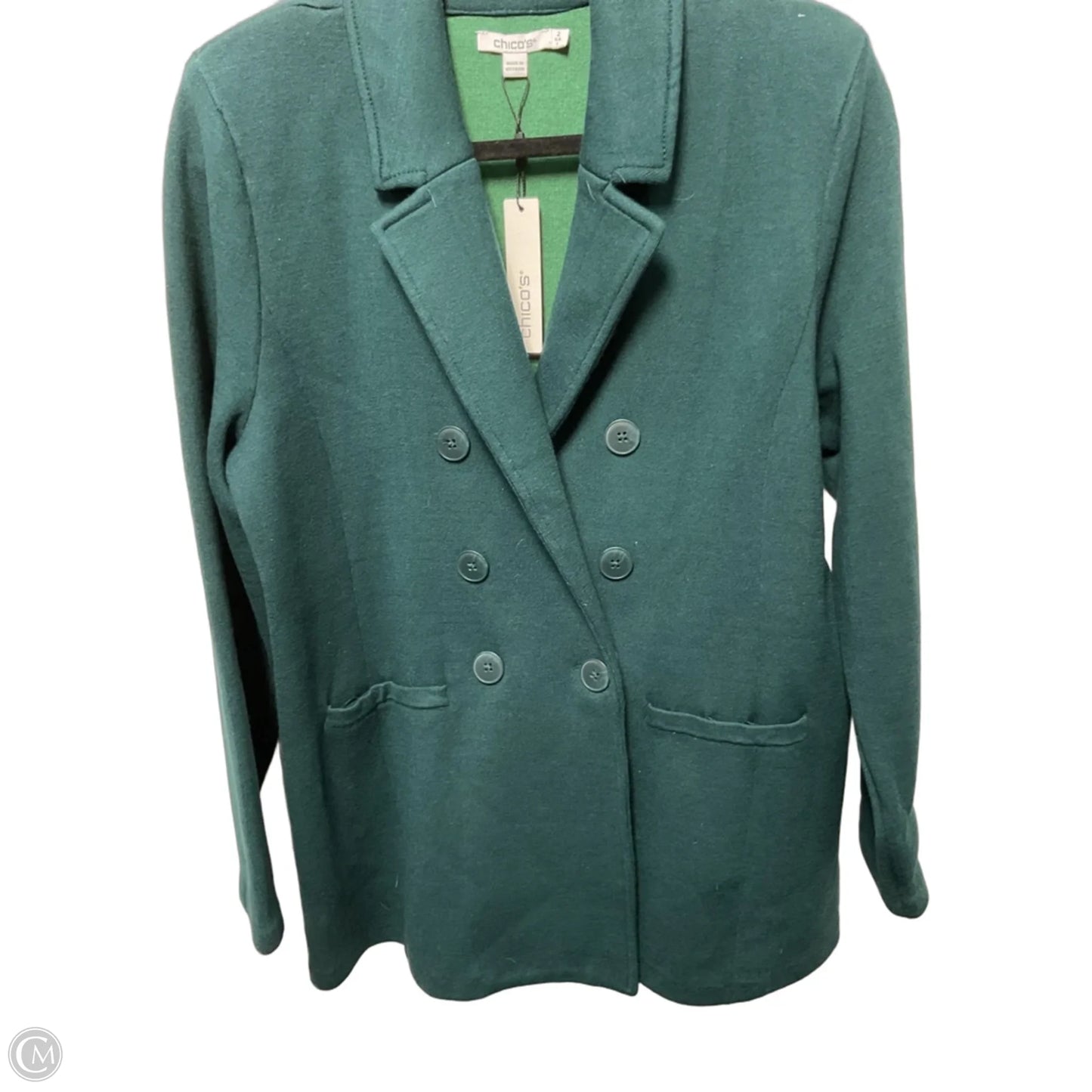 Blazer By Chicos In Green, Size: L