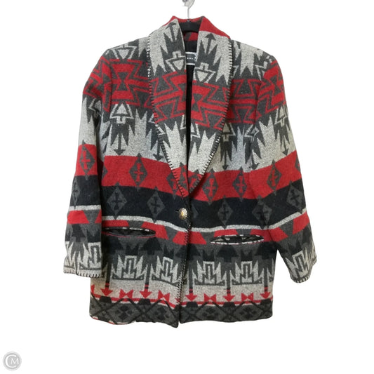 Jacket Other By Clothes Mentor In Grey & Red, Size: L