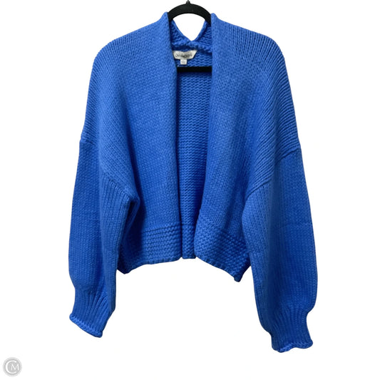 Sweater Cardigan By Davi & Dani In Blue, Size: L