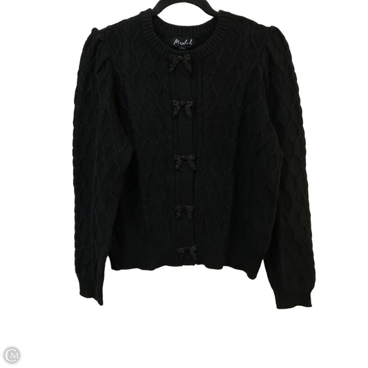 Sweater Cardigan By Marled In Black, Size: M