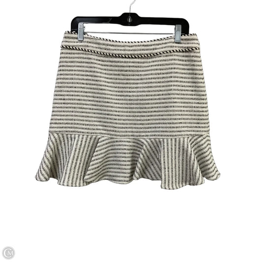 Skirt Mini & Short By Veronica Beard In Black & White, Size: 10