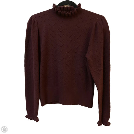 Sweater Cashmere By J. Crew In Maroon, Size: S