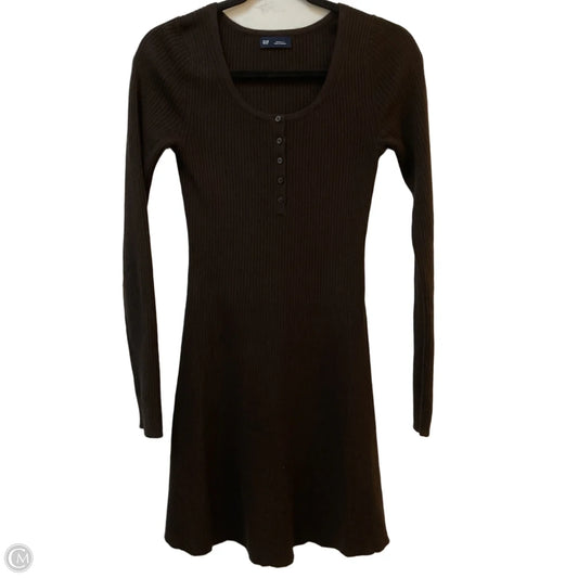 Dress Sweater By Gap In Brown, Size: S