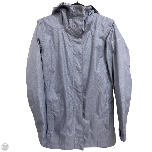 Jacket Windbreaker By Columbia In Purple, Size: M