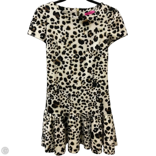 Dress Casual Midi By Betsey Johnson In Animal Print, Size: 0