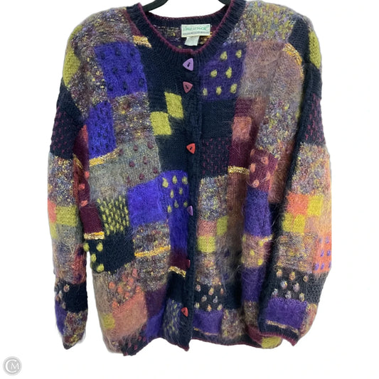 Sweater Cardigan By Clothes Mentor In Multi-colored, Size: M