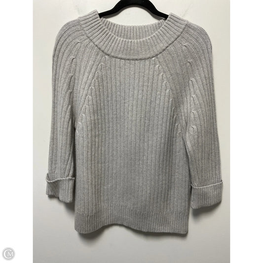 Sweater Cashmere By Saks Fifth Avenue In Grey, Size: L