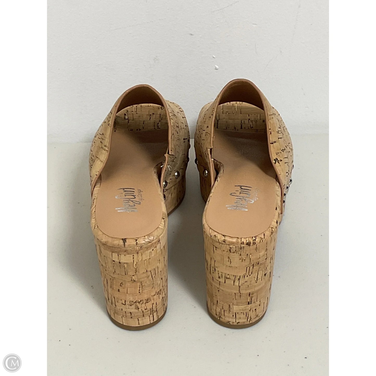 Sandals Heels Platform By Corkys In Tan, Size: 10