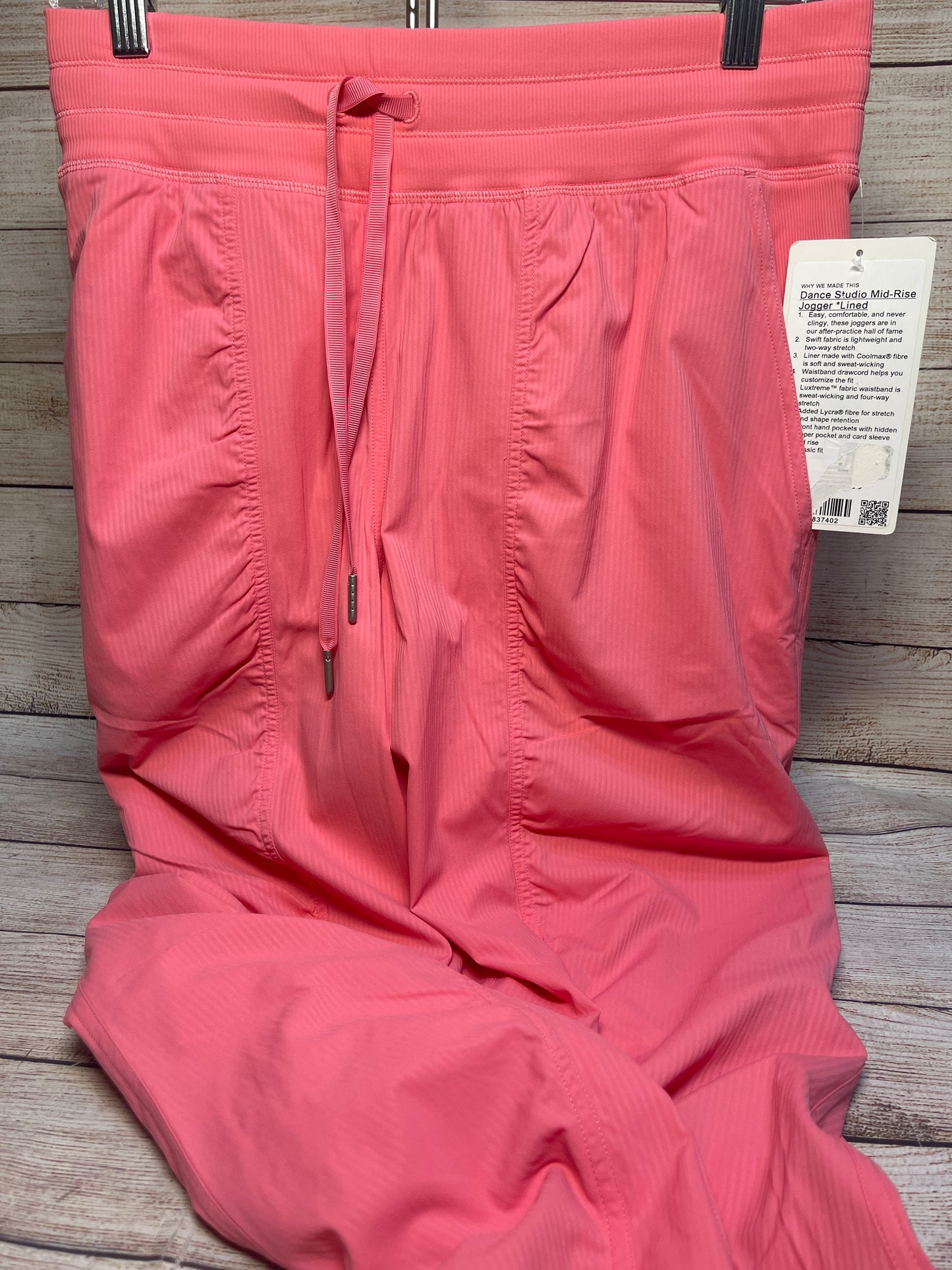 Athletic Pants By Lululemon In Pink, Size: 12