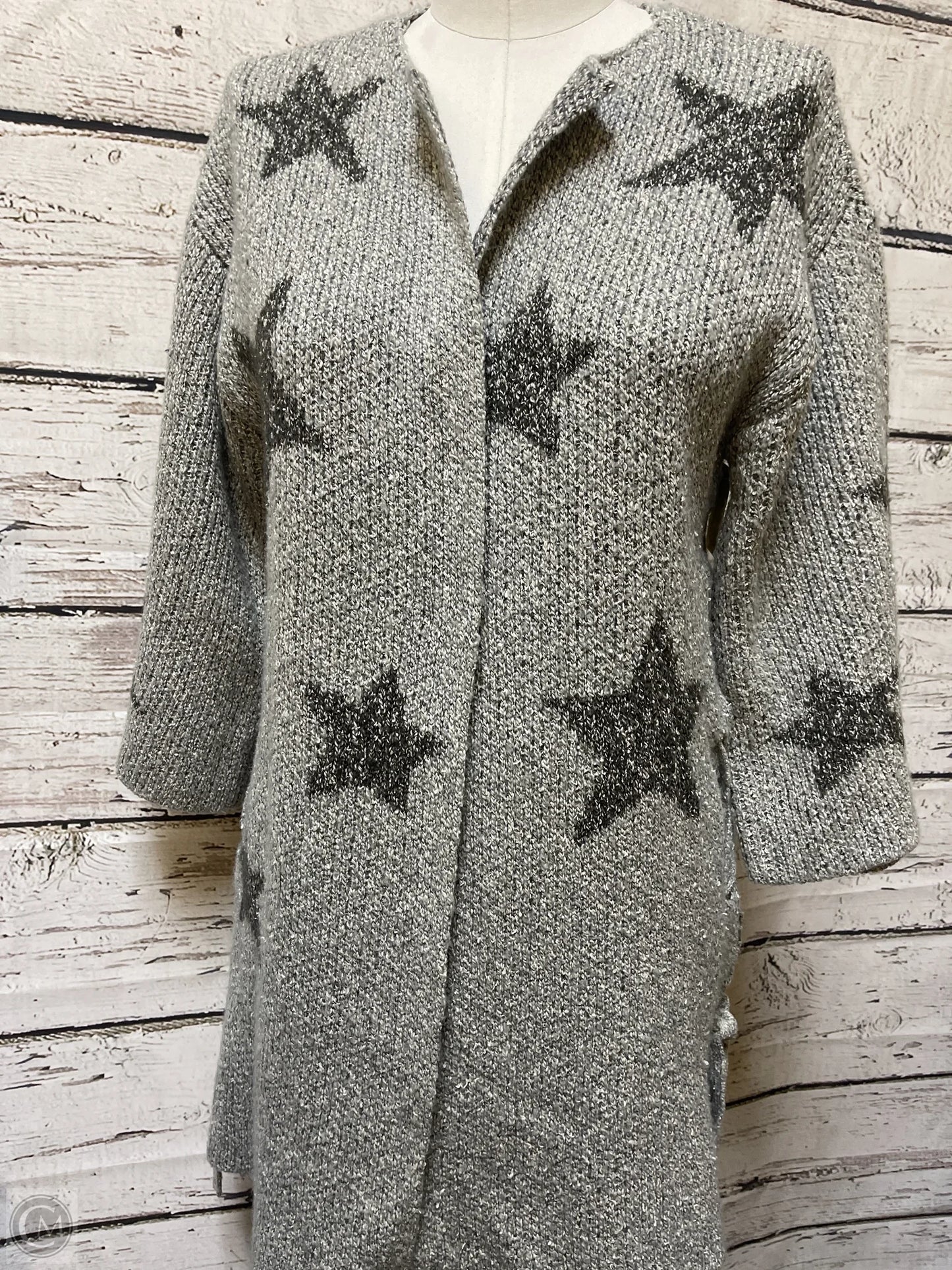 Sweater Cardigan By Cupcakes And Cashmere In Grey, Size: Xs