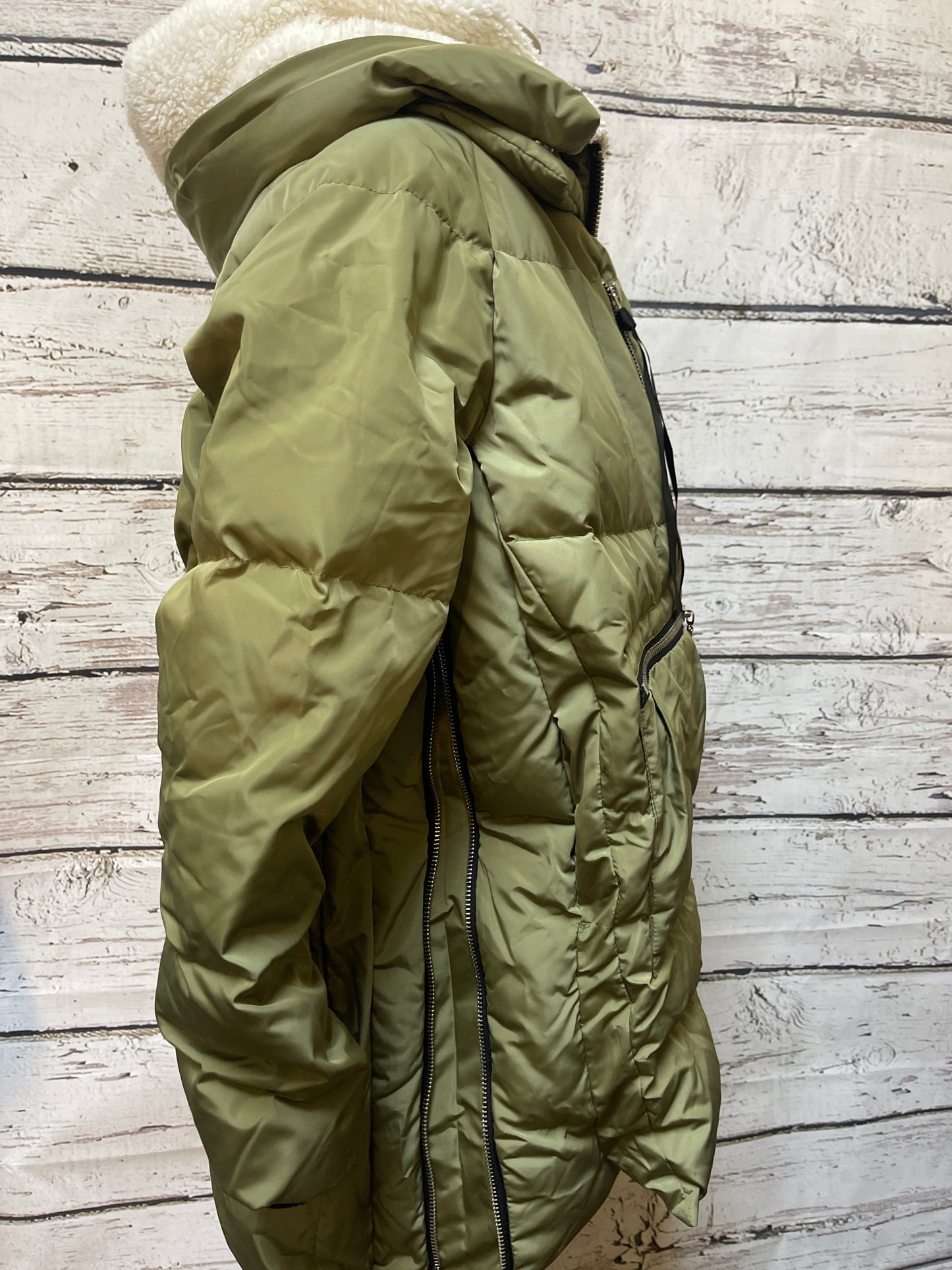 Coat Parka By Cmc In Green, Size: S