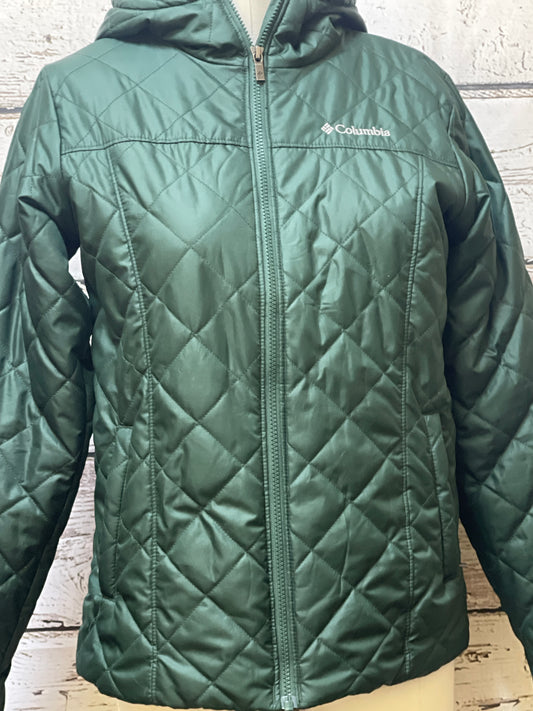 Coat Puffer & Quilted By Columbia In Green, Size: S