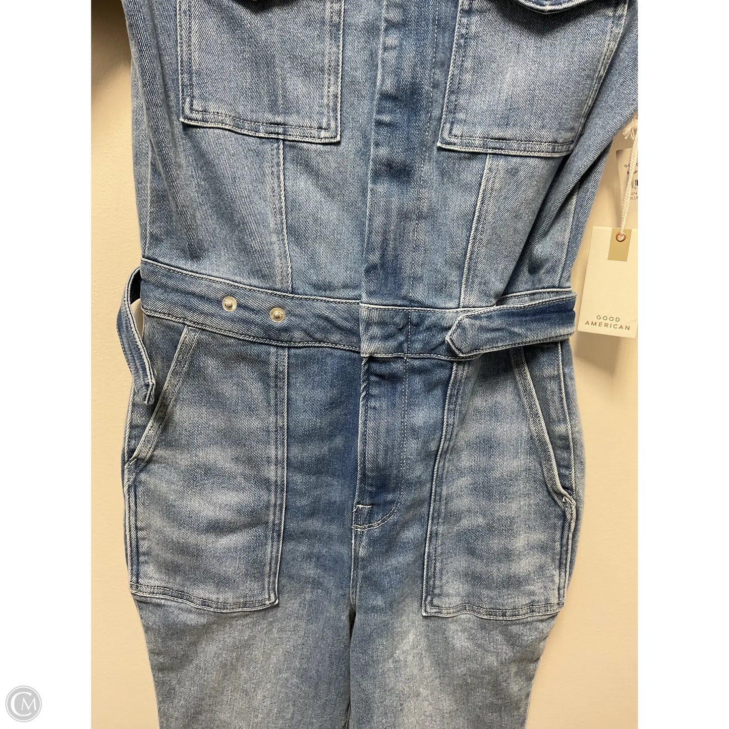 Jumpsuit By Good American In Blue Denim, Size: M