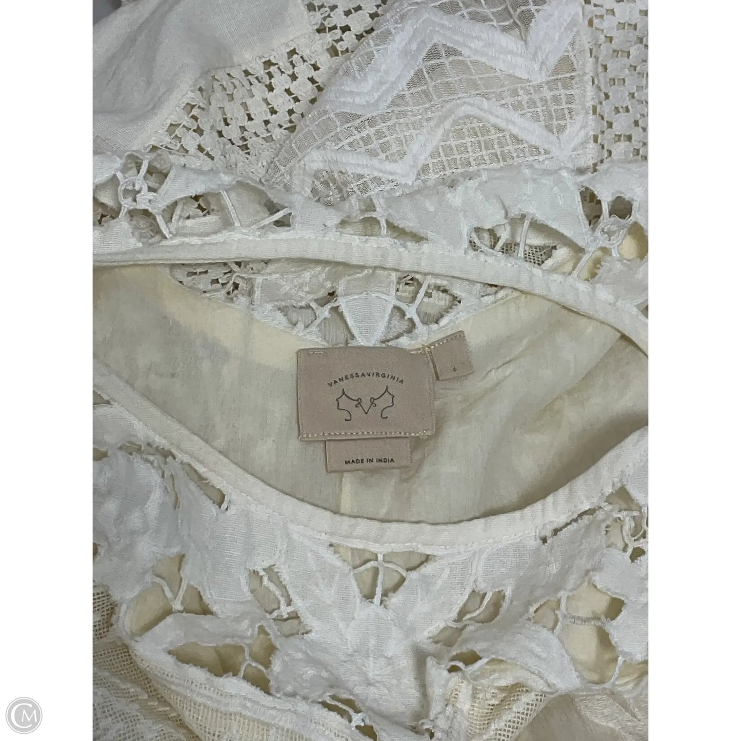 Dress Party Short By Cmb In Cream, Size: M