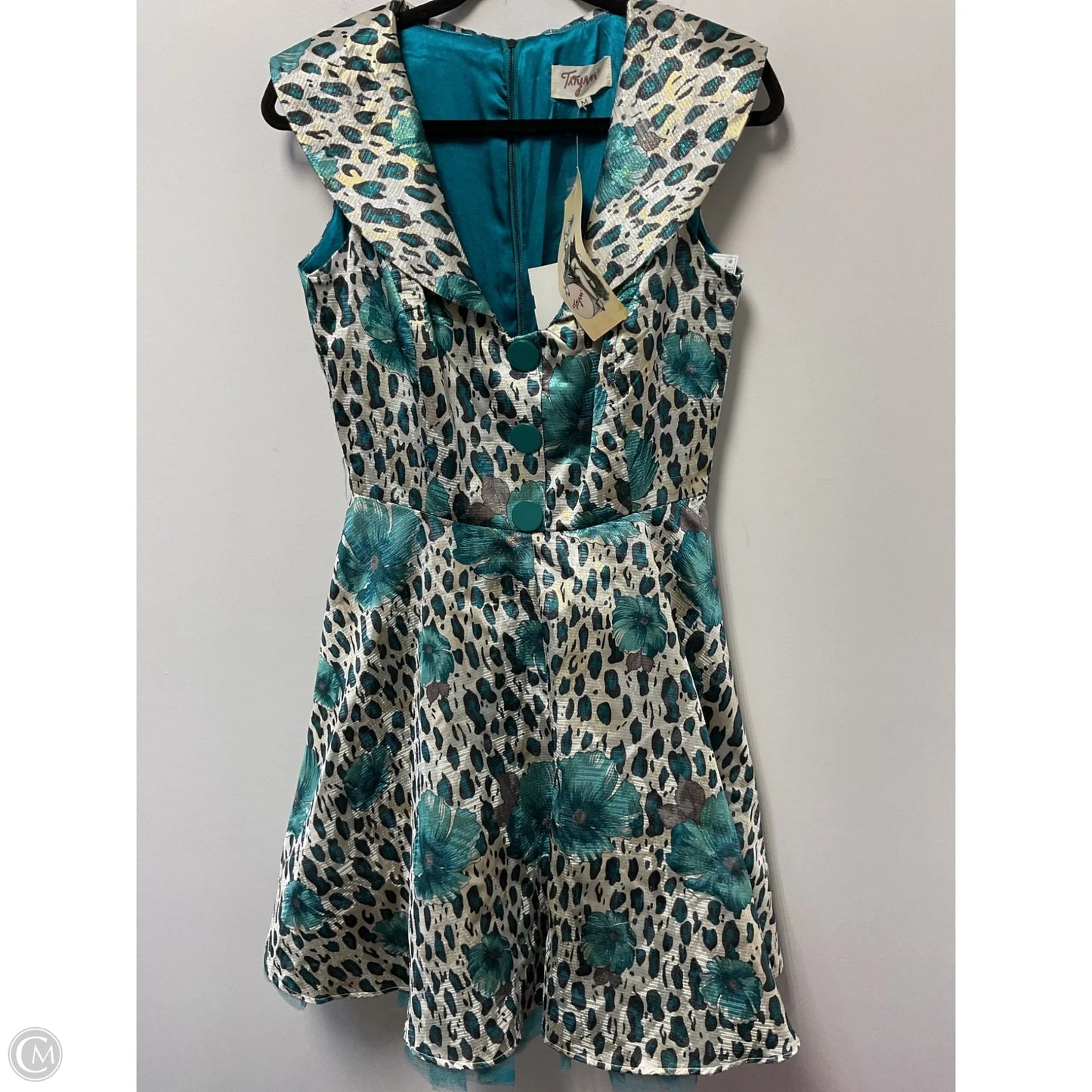 Dress Party Short By Clothes Mentor In Animal Print, Size: M