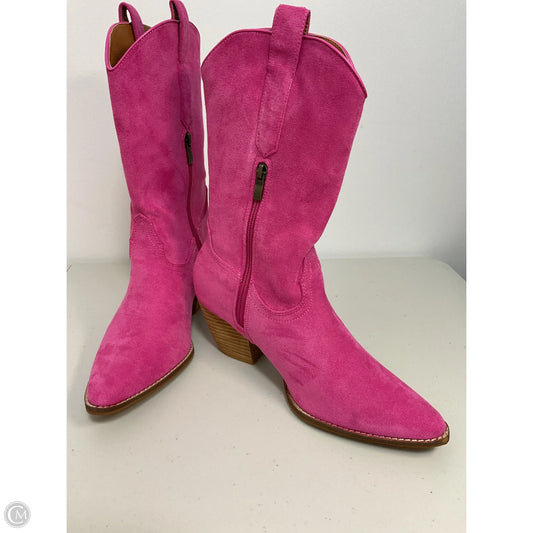 Boots Western By Cme In Pink, Size: 10