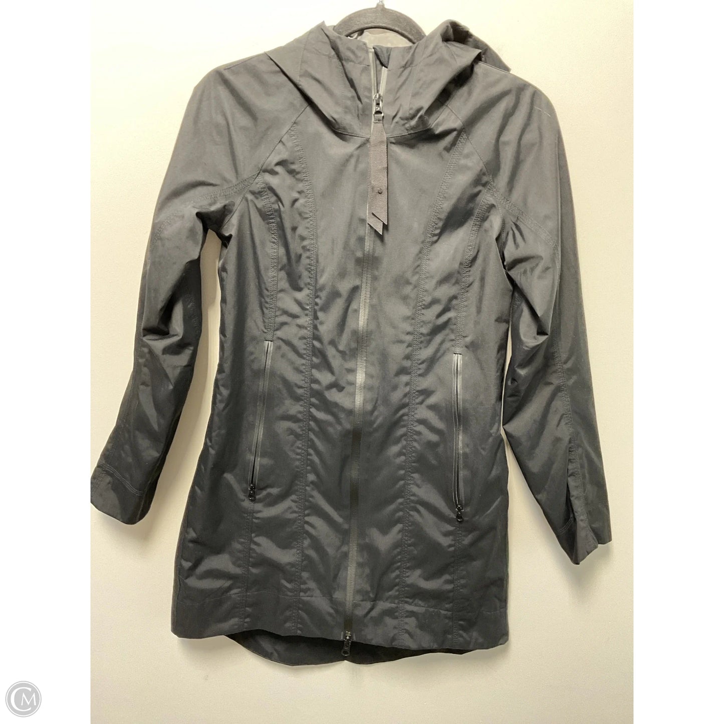 Jacket Windbreaker By Lululemon In Black, Size: 2