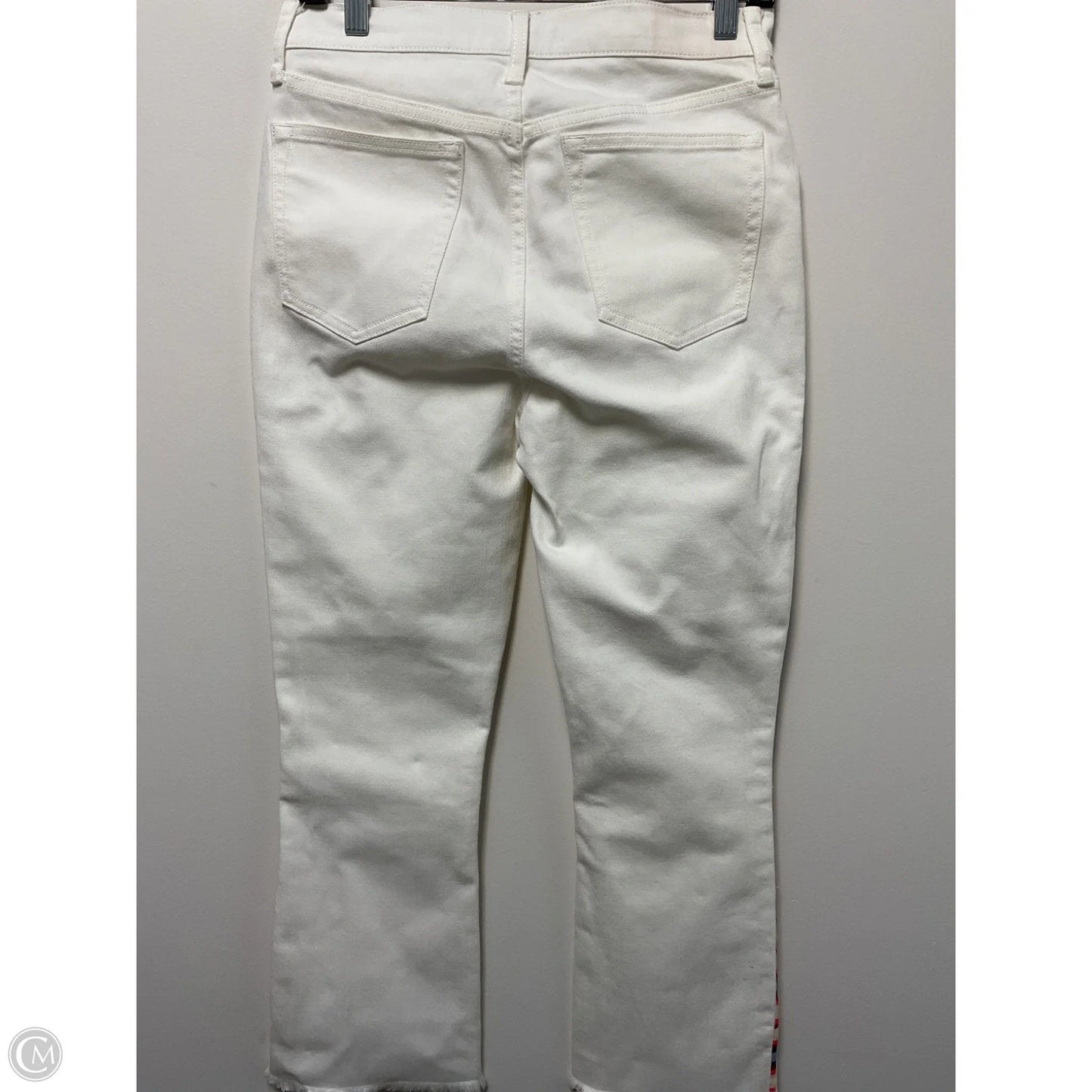 Jeans Boot Cut By Johnny Was In White Denim, Size: 2