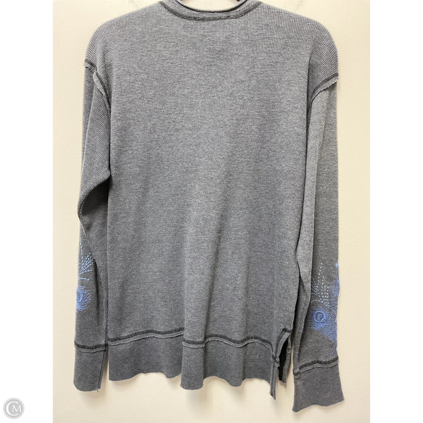 Top Long Sleeve By Johnny Was In Grey, Size: M