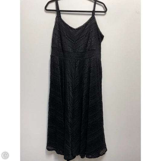 Dress Party Midi By Torrid In Black, Size: Xl