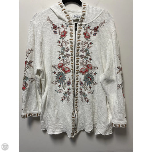 Jacket Other By Cmc In Cream & Tan, Size: 1x
