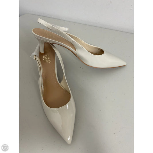 Shoes Heels Kitten By Franco Sarto In Cream, Size: 9