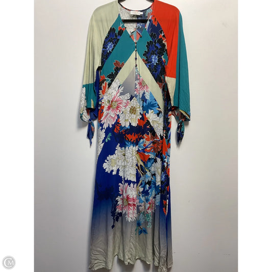 Dress Party Long By Johnny Was In Floral Print, Size: M