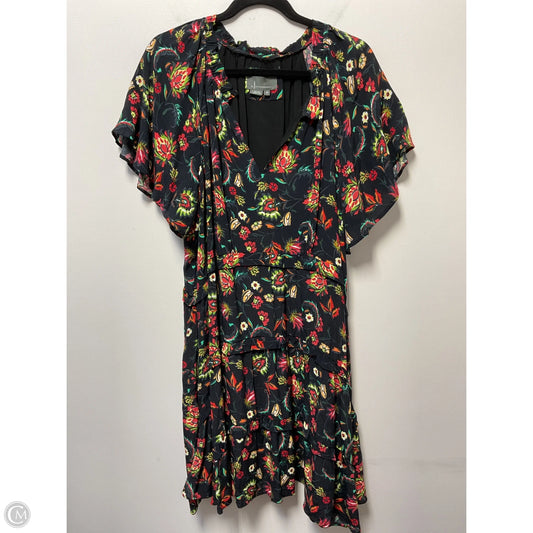 Dress Party Short By Anthropologie In Floral Print, Size: Xl