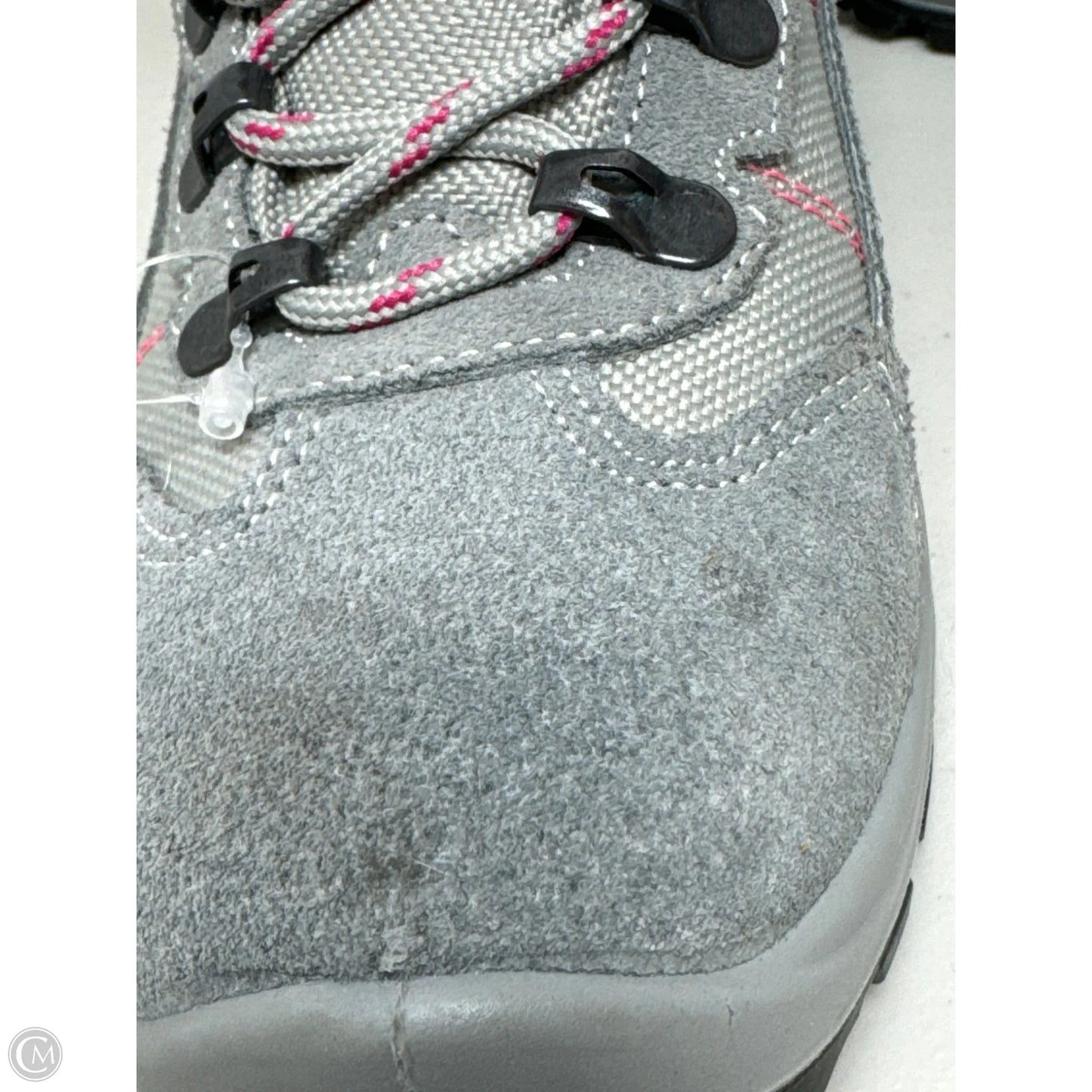 Boots Hiking By Clothes Mentor In Grey & Pink, Size: 6.5