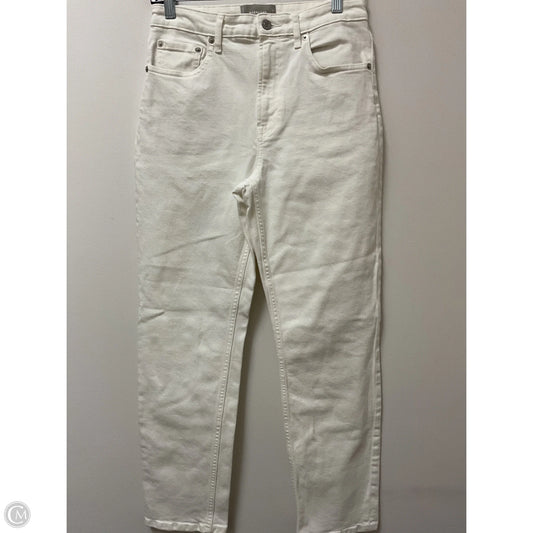 Jeans Straight By Everlane In White Denim, Size: 6