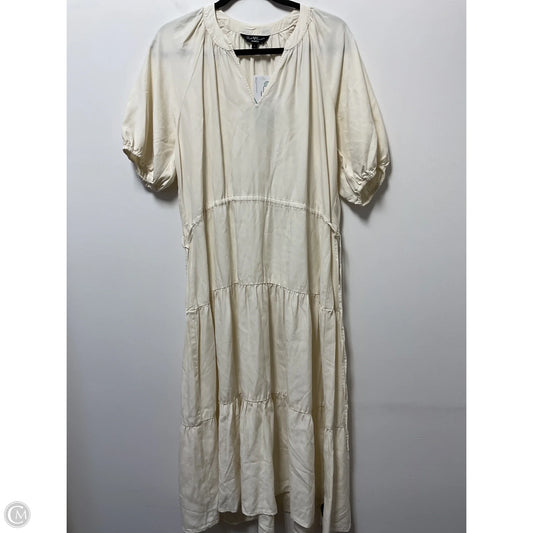 Dress Casual Midi By Velvet Heart In Cream, Size: L