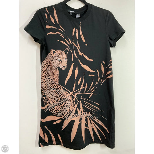 Dress Casual Short By Desigual In Animal Print, Size: Xs