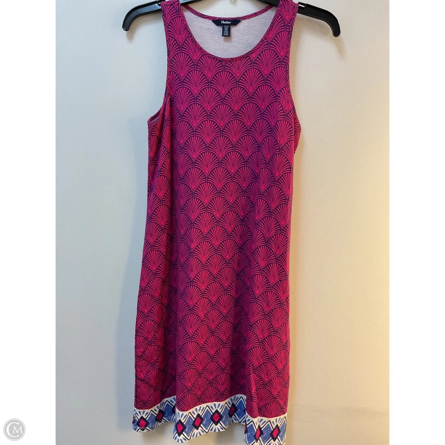Dress Casual Short By Hatley In Blue & Pink, Size: S